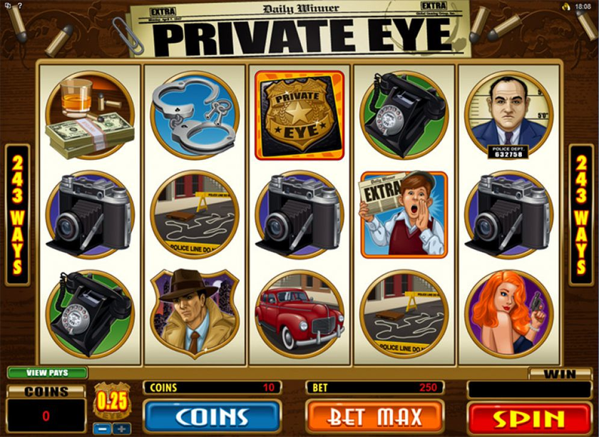 Игровой автомат Private Eye